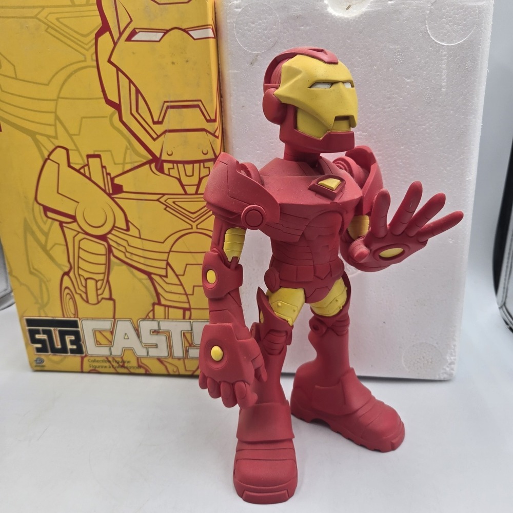 Upper Deck Marvel SubCasts Iron Man Collectible Figurine Tweeqim Rare 207/2000